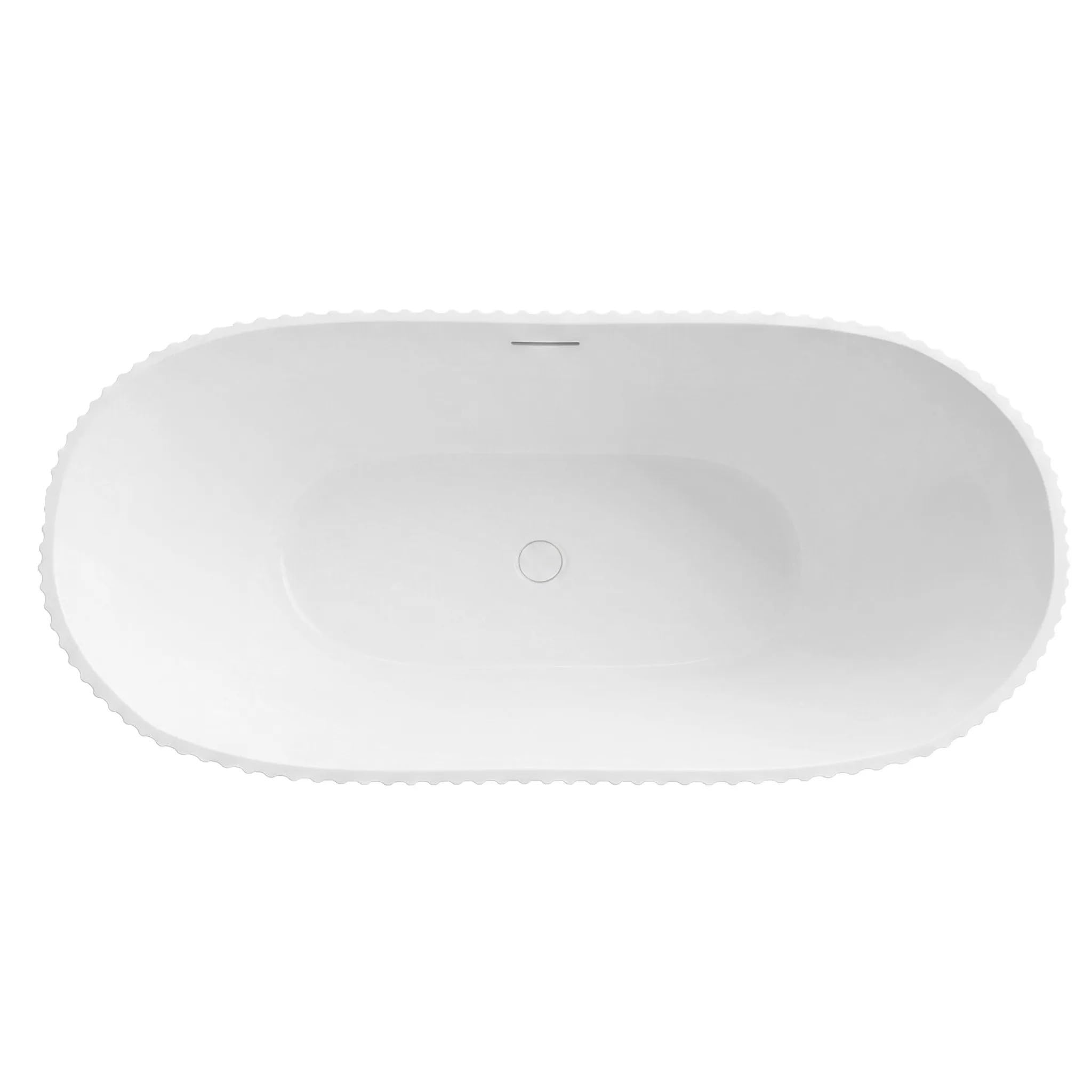 Rea - Bañera acrílica exenta Atena 170 - Acrílico - Blanco - 170x73x71 cm