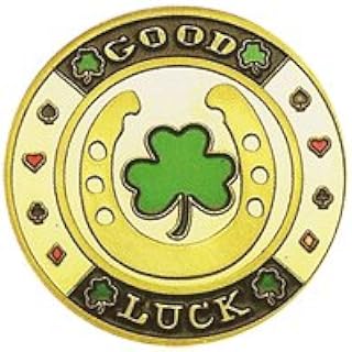 Hand Painted Poker Card Guard Protector - Good Luck