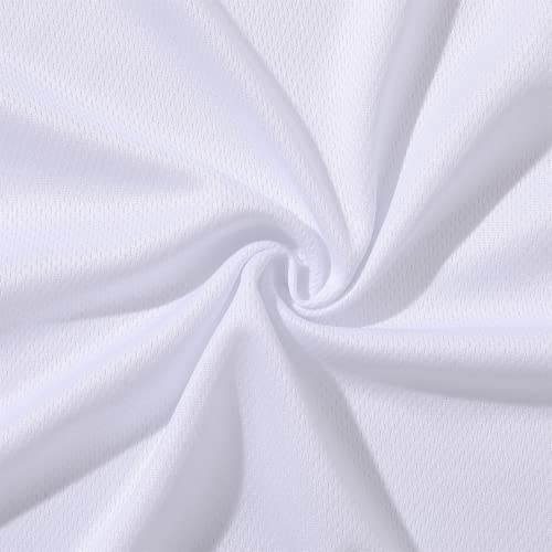 Yuji Itadori Women's Cropped Baseball Jersey T Shirt V Neck Button Adult Summer Casual Sports Solid Color Short Sleeves (White,M) #TOP5