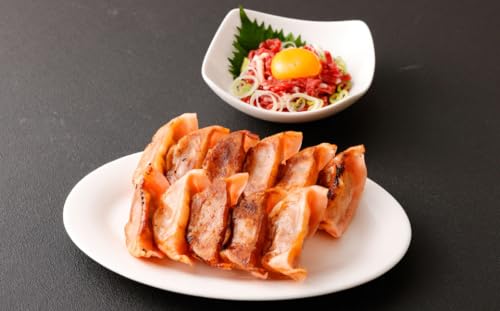 熊本 馬刺し 馬肉 ぎょうざ (50個) 馬肉 ユッケ (50g×2袋 計100g) セット