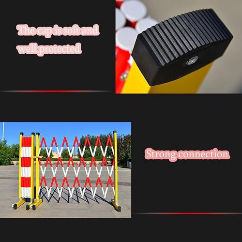 Barricada de metal expandible industrial para control de acceso y gestión del tráfico en situaciones de seguridad