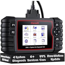 iCarsoft E660 2026 Version 4 Systems OBD2 Scanner, ABS SRS Engine Transmission Car Code Reader with 6 Reset Service Clear Fault Codes Battery Test Diagnostic Scan Tools Lifetime Free Upgrade