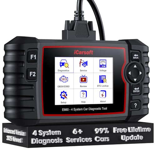 iCarsoft E660 2026 4 Systems Scanner