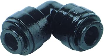 Push Fit Plastic Couplings Metric Equal Elbows 12MM Pack Qty 5