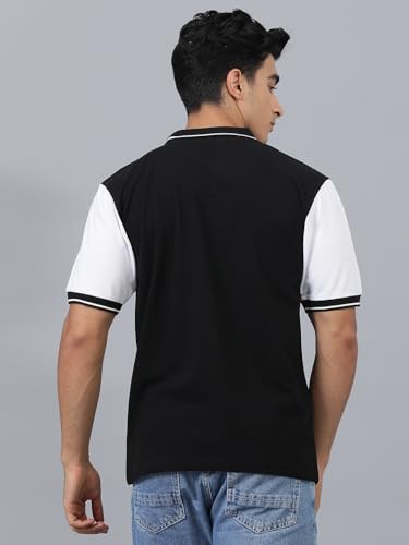 Image of KOTTY Men's Color Block Regular Fit T-Shirt