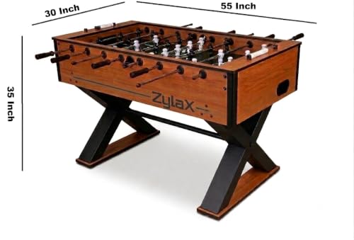 Image of BOOT BOY 'Zylax' Foosball Table II Soccer Game for Adults II Strong Fooseball Table II Ideal for Home, Office, Clubs, Resorts & Cafes II 55 * 30 * 35 Inches /L*B*H