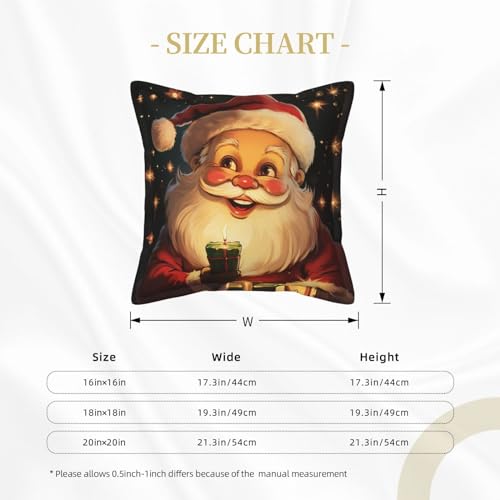 Housse de coussin Joyeux Noël lot de 2 pour décoration de lit - 3