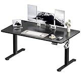 songmics height adjustable standing desk 【Style de Bureau Santé】 Rester assis longtemps au bureau fatigue énormément notre corps et entraîne des problèmes de dos et de nuque. Ce bureau à hauteur réglable apporte une nouvelle façon de travailler plus saine, vous permettant d'alterner entre la position assise et debout, soulageant ainsi l'engourdissement des jambes et la fatigue corporelle dus à la position assise prolongée, pour une meilleure concentration.