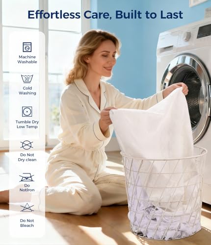 AVIKEN Waterproof Mattress Protector Queen Size, Soft Breathable Mattress Pad with Deep Po - image 6