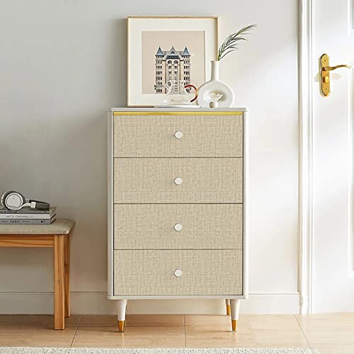 TANONE Khaki Contact Paper Peel and Stick 15.8 in X 118 in, Grasscloth Grasscloth Self Adhesive Removable Wallpaper, Fabric Linen Thickened Wall Paper Decorative for Wall Cabinets Drawers Kitchen