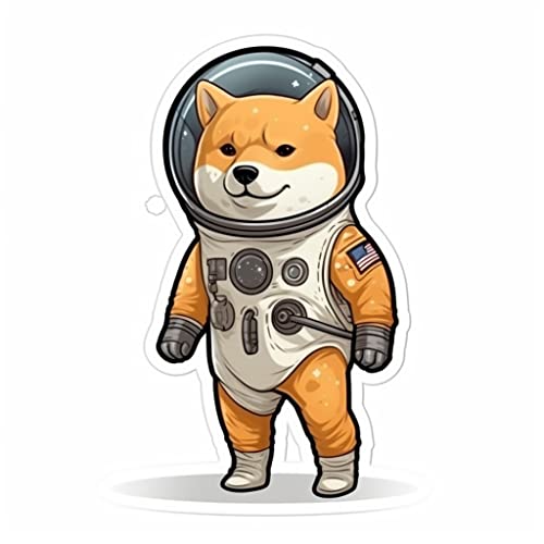 Image of Yoonek Graphics Shiba Inu Dog Vinyl Decal Sticker for Car, Laptop, Tumbler, More. #001583
