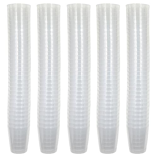 MIJOMA Lot de 160 verres à liqueur incassables en plastique robuste pour jello shots, desserts, fêtes, mariages, anniversaires, passent au lave-vaisselle,...