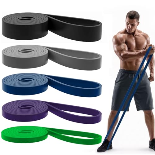 Image of Pull Up Bands, Resistance Bands Set, Exercise Workout Bands for Men & Women, Ideal for Body Stretching, Physical Therapy and Muscle Training