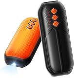 AI Hand Warmers Rechargeable 2 Pack - 6000mAh Electric Hand Warmer with LED Lights, 5-Temp Smart Control, Portable Pocket Heater, Gifts for Christmas, Outdoor, Hunting, Golf, Camping Accessories