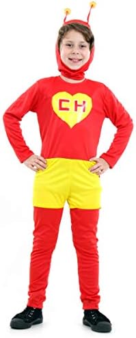 Fantasia Chapolin Colorado Infantil 922113-P, Vermelho/Amarelo, S...