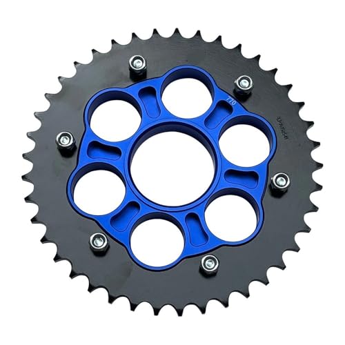 Pignon arrière de moto V4 finition lavande usinage haute précision