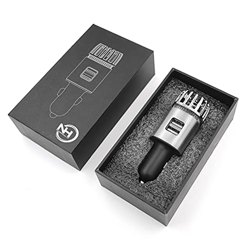 NuAge Health Cars Air Purifier Ionizer with Dual USB Charger - Image 10