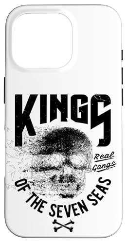 King of the Seven Seas Wild Abstract Skull Real Gangs �X�}�z�P�[�X iPhone 16 Pro �p