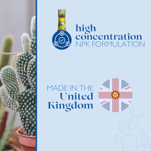Baby Bio Cactus Food, 175ml - Liquid Concentrate Fertiliser - Specially formulated for Cacti - Healthy Growth and Vibrant Flowering - Strengthens Plant Spines for Added Resilience - Makes up to 70L