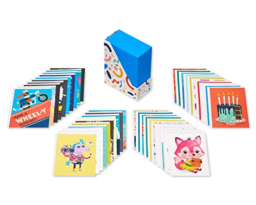 American Greetings Deluxe Kids Birthday Card Assortment, Bright And Cheerful Designs (40-Count) #TOP7
