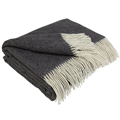 LYHome Cashmere Blanket with Merino - Luxury Wool...