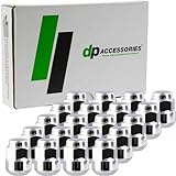 DPAccessories LCR2B6HCOCH04020 20 Chrome Factory Style Lug Nuts for Honda Acura Aluminum Wheels 90381S4L003 Wheel Lug Nut