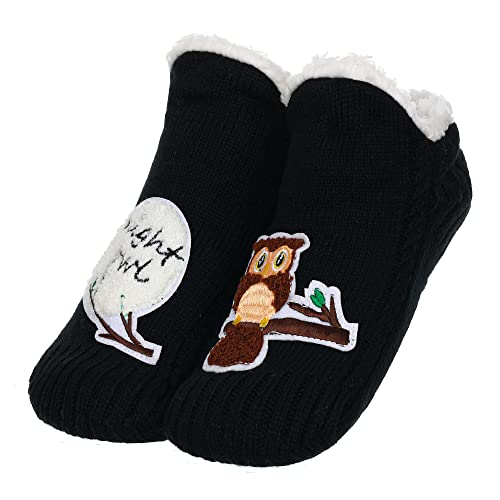 Image of ZYZX Cute Animal Slipper Socks for Women with Grips,Fuzzy Socks Indoor