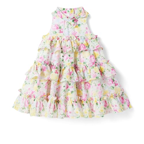 Janie and Jack Girl's Tiered Floral Dress (Toddler/Little Kids/Big Kids)