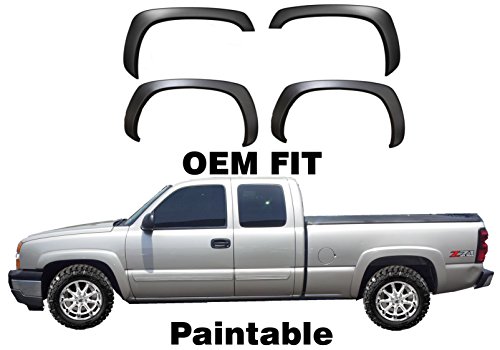Fits GMC and Chevy truck SUV Fender Flares. Set of 4