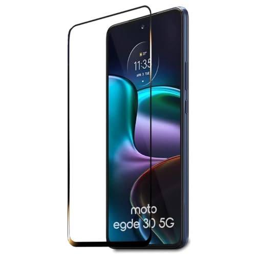 Image of Tempered Glass Screen Protector Compatible For MOTO EDGE 30 with Easy Self Installation Kit