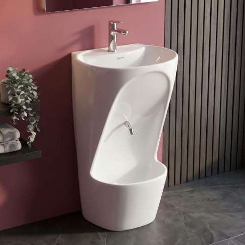 Image of Plantex Ceramic Wudu Basin for Bathroom