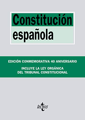 Constitución Española: Incluye la Ley Orgánica del Tribunal Constitucional (Derecho - Biblioteca