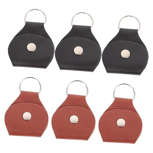 Kisangel Guitar Pick Bag 6pcs Sturdy Pick Holder for Accessories Hanging Plectrum Bag