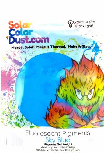 Fluorescent Pigments - Sky Blue