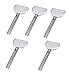 Ymwave 5 Piezas Exprimidor de Pasta de Dientes Exprimidor de Tubos Exprimidora de Tubo de Metal para La Crema de Manos del Gel del Pelo de La Crema Dental