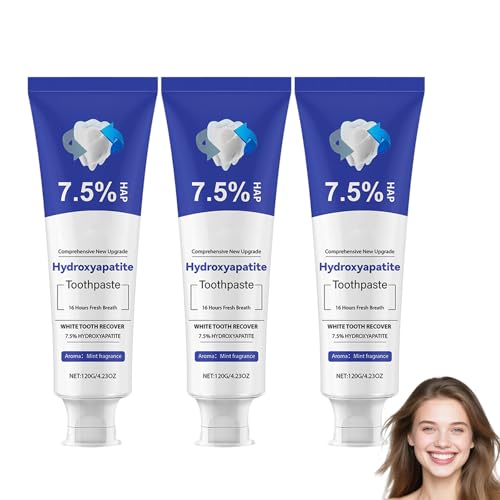 Dentifrice hydroxyapatite anti sensibilité pour réparer l'émail