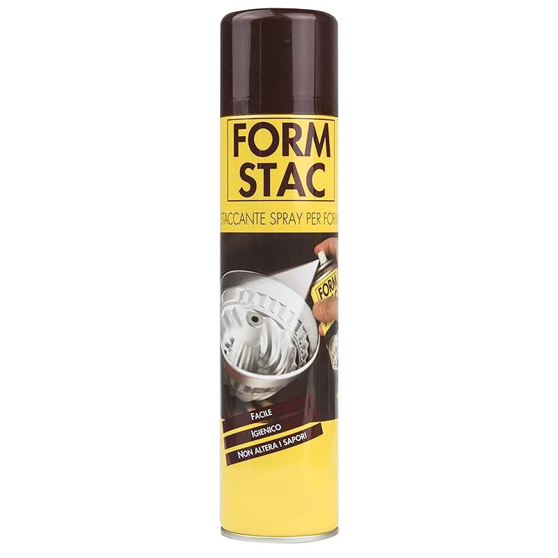 FORM STAC 400ml – Staccante Spray Professionale per Teglie, Stampi e Padelle – Per Dolci, Pane e Prodotti da Forno – Senza Cere, Non Altera il Sapore