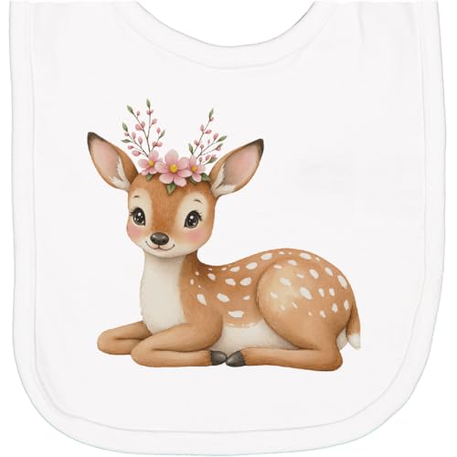 inktastic Woodland Fawn Newborn Bib