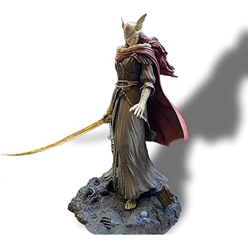 YAJOJO Elden Ring Valkyrie Figure, 9 Inches Elden Ring Valkyrie Statue, Malenia Elden Ring Statue Collectors Edition, Dark Souls Series Resin Figure Statue, Gift for Game Lovers
