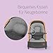 Maxi-Cosi Kori 2-in-1-Babywippe, 0–6 Monate, bis 9 kg, Baby Bouncer, 3 mit einer Hand einstellbare Liegepositionen, leicht & kompakt, Easy-in-Gurt, Kissen für Neugeborene, Essential Graphite