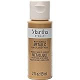 Martha Stewart Crafts Martha Stewart Multi-Surface Metallic Craft Pale Bronze, 2 oz Paint