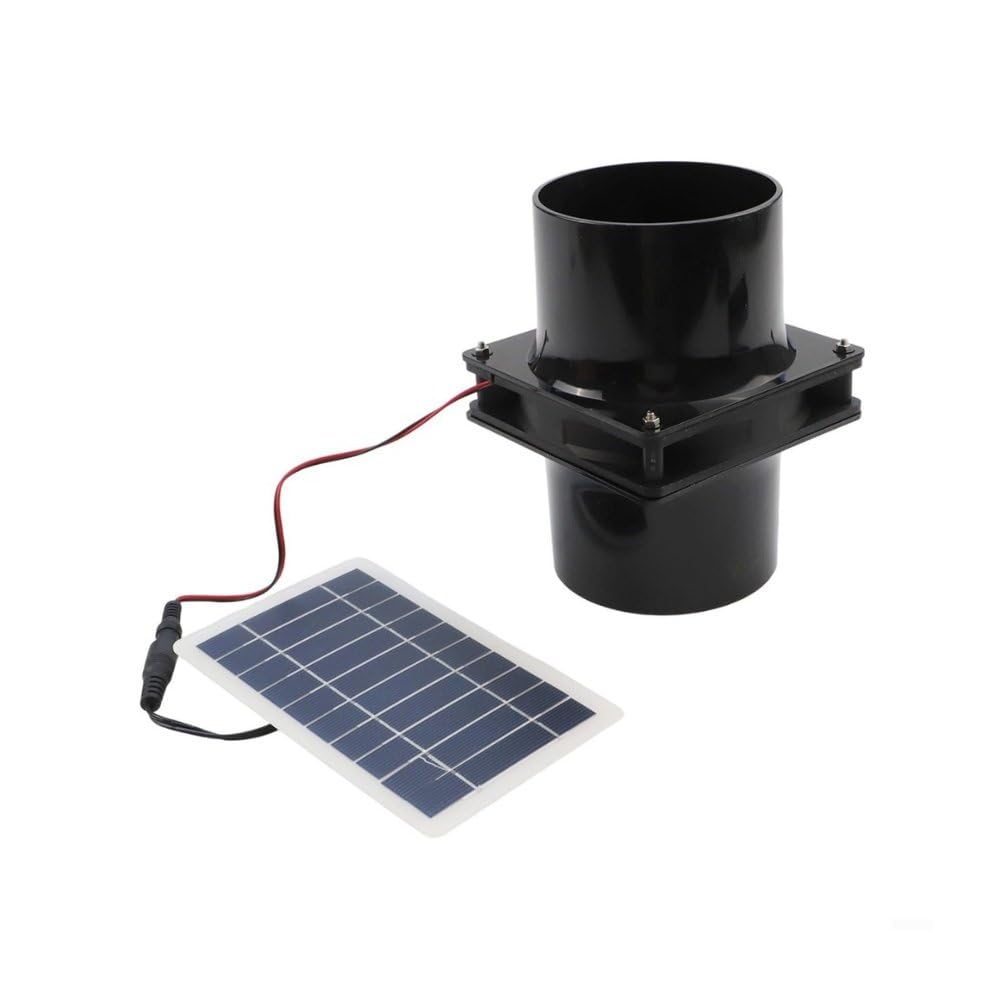 12V Solar Abluftventilator für Wohnmobil Schuppen Belüftung