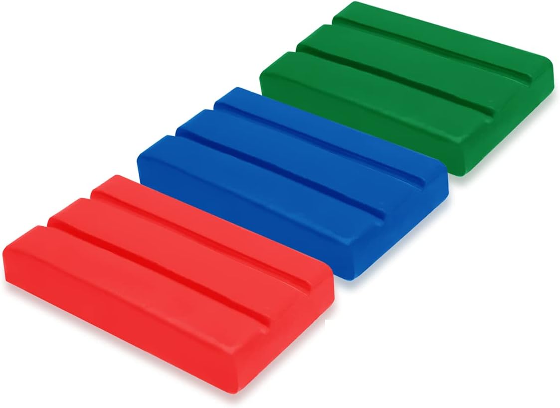 Carvers' Oven Bake Polymer Clay - 2.1 Oz - Red, Blue, and Green, 1803-4W