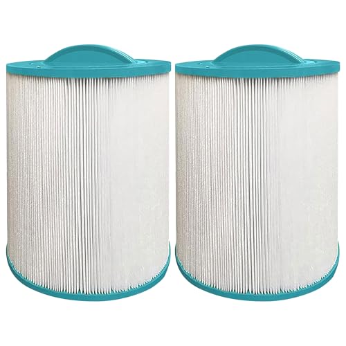 Hurricane Filters 2 Pack HF6H502-01 Advanced Pool Filter Cartridge - Replacement for PAS50SV-F2M, Unicel 6CH-502, Filbur FC-0311