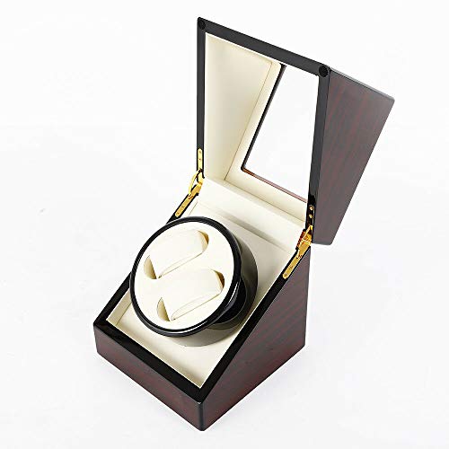 Remontoir Montre Automatique - Tourne-montre pour montres automatiques 2 montres Boîte pour toutes les montres automatiques avec Adaptateur Cover