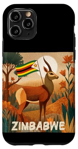 Nice Gazelle �A�j�}���R�X�`���[�� �W���o�u�G �J���[�Y���o�[�Y �X�}�z�P�[�X iPhone 11 Pro �p