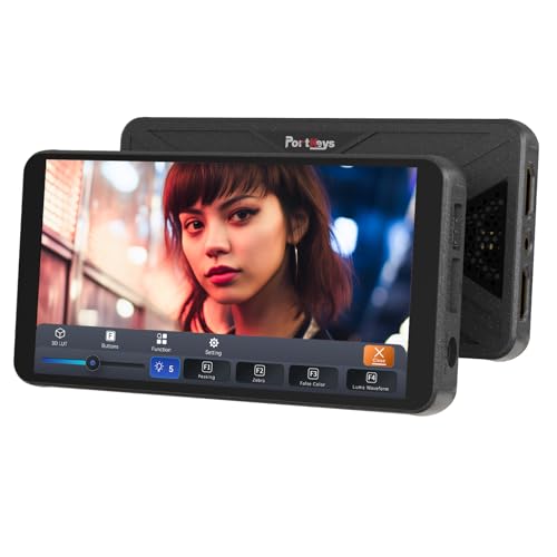 Portkeys PT5 II 5" Pantalla táctil Camera Field Monitor MOVNORM OS 4K30P Input/Output Wide Color Gamut New Peaking 3D LUT Video Assist Luma RGB Waveform for DSLR