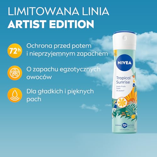 NIVEA Tropical Sunrise spray anti transpirant 150 ml - vue 3