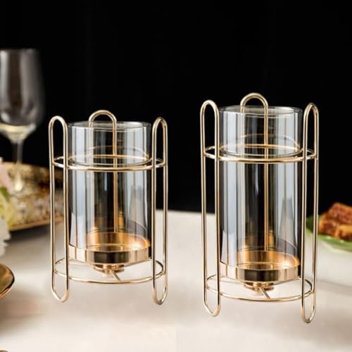Bougeoirs pour table à manger et centre de table de mariage chic - 4