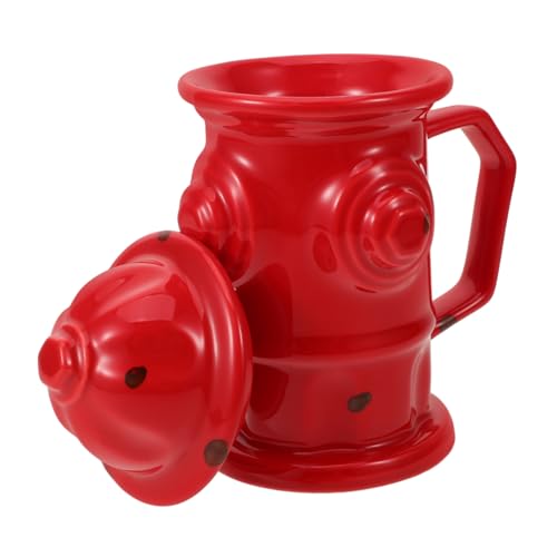 Mug bouche d'incendie rouge tasses décoratives pour le bureau - 3